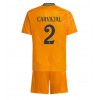 Real Madrid Daniel Carvajal #2 Auswärtstrikot 2024-25 Kurzarm (+ kurze hosen)